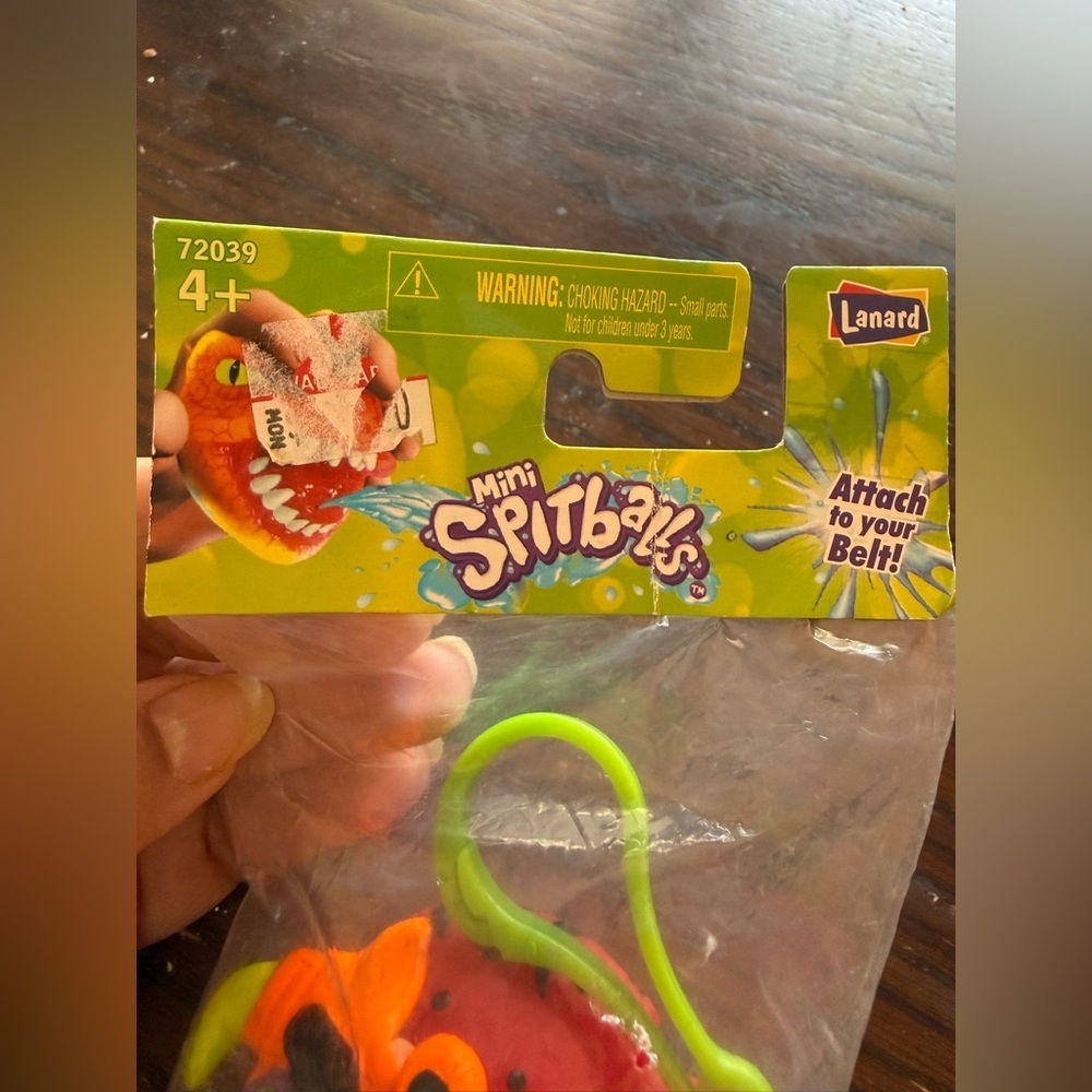 Vintage Lanard Toys Spitballs Squirters 2005 Spidey Toy MIB - Picture 4 of 4